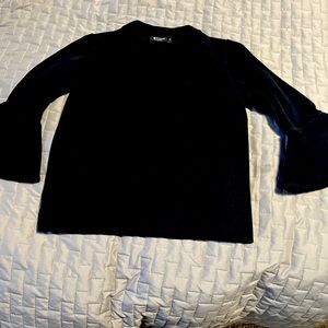 Black 3/4 sleeve blouse